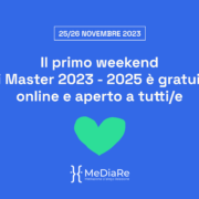 weekend di formazione master 2023-2025